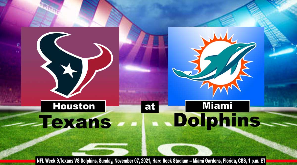 How To Watch Texans Vs Dolphins Live Stream, Sunday Night Football