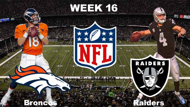 Denver Broncos vs Las Vegas Raiders Live Stream Sunday 26 December 2021