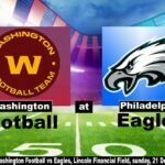 Washington Football vs Eagles Live,…