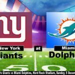 Watch Dolphins vs. Giants Live Stream, TV channel, start time for Sunday's NFL Game