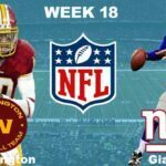 Washington Football Team vs New York Giants Live Stream, Sunday, January 9, 2021