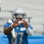 Detroit Lions injury update: Quintez Cephus helped off the field