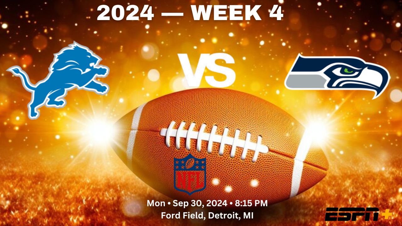 Watch Live: Detroit Lions and Seattle Seahawks Battle for NFC South Supremacy