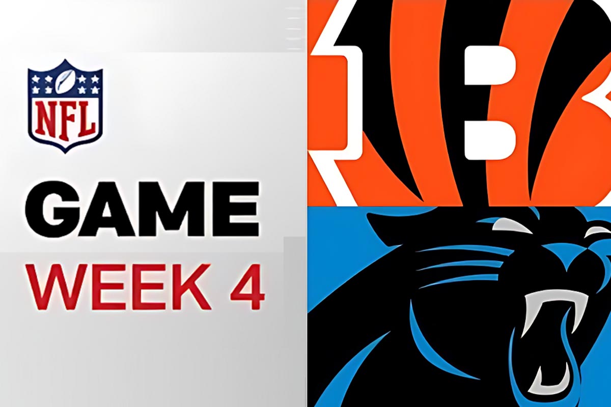 Cincinnati Bengals vs Carolina Panthers Live Stream, Week4, Date, Time, Locations 2024