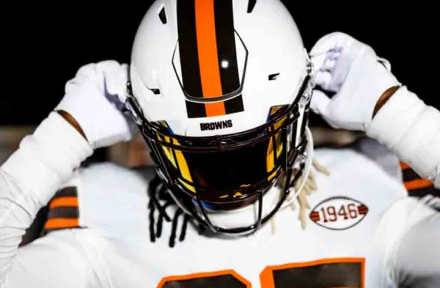 Cleveland Browns reveal white alternate helmet for 2023