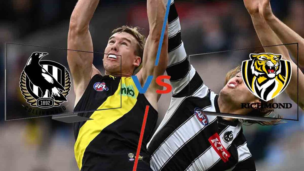 Collingwood Magpies vs Richmond Tigers Live stream