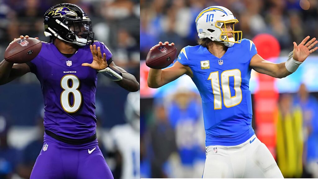 Ravens vs. Chargers Week 12 Game Time TV stream for Monday Night Football