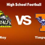 Roy Vs Timpview: Live Stream | High School Football | Preview, Odds & Game Predictions