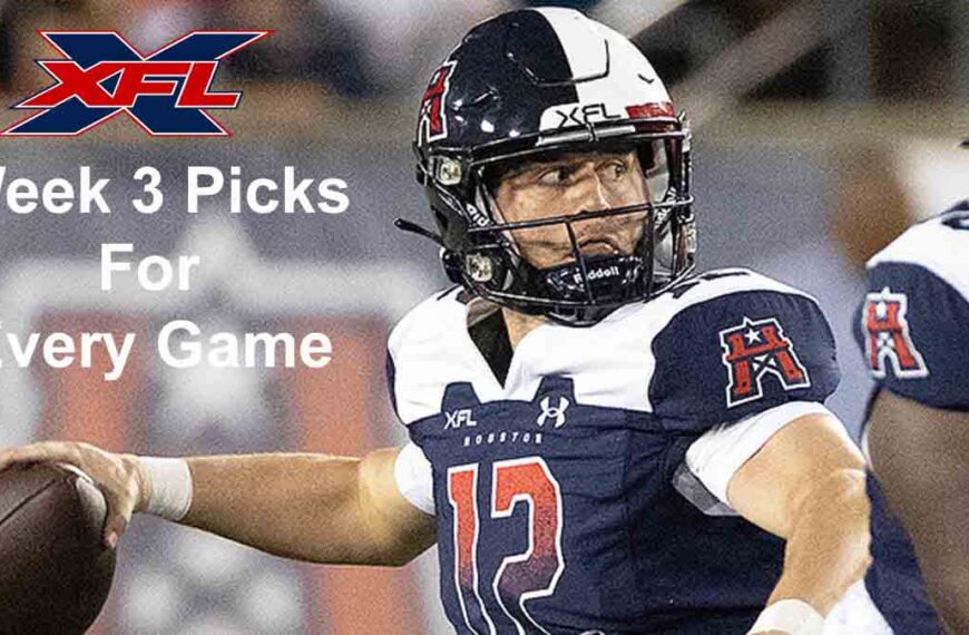 XFL 2023 Week 3 Picks For Every Game