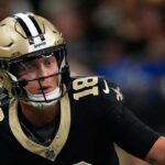 Saints rookie quarterback Spencer Rattler…