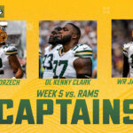 Green Bay Packers Announce Captains…