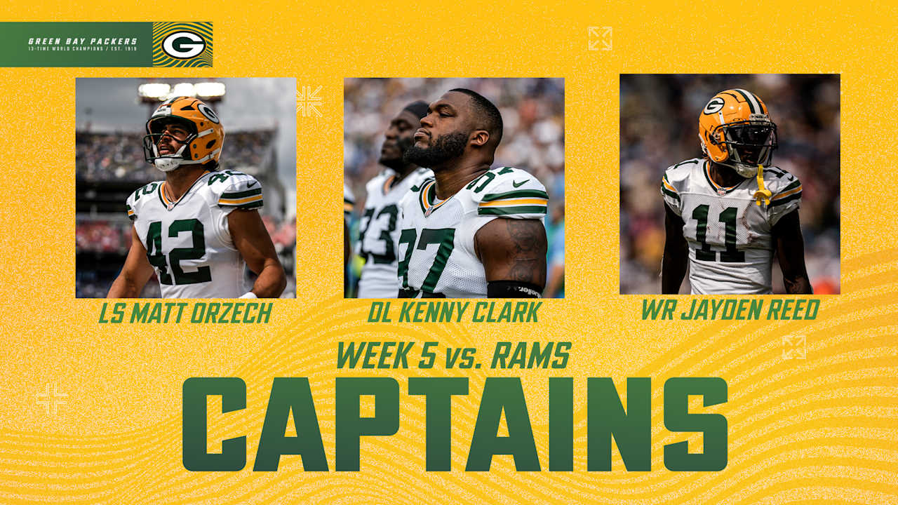 Green Bay Packers Announce Captains for Week 5 Clash…