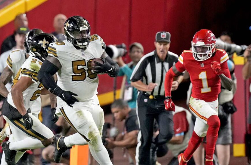 Rashid Shaheed added another big play to his New Orleans Saints resume against Kansas City 2024