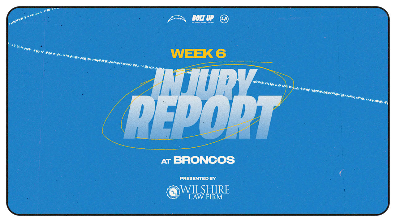 Los Angeles Chargers vs. Denver Broncos: Week 6 Injury…