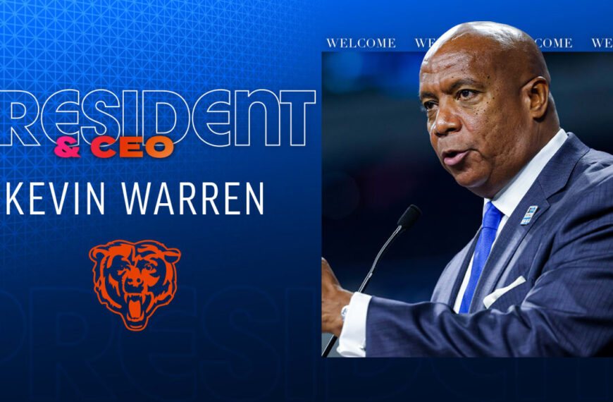 Bears name Kevin Warren as new team President and CEO